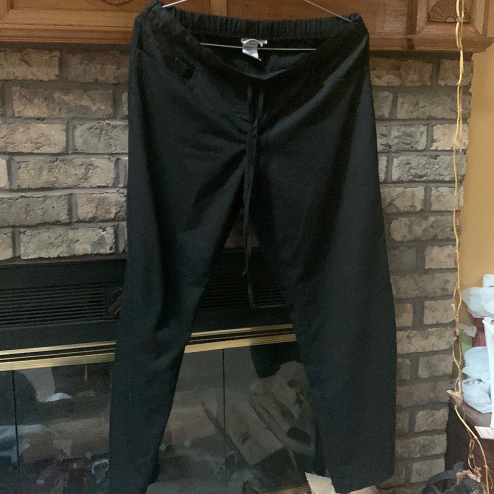 Womens classic greys anatomy scrub pants black size large